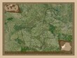Hrodna, Belarus. Low-res satellite. Labelled points of cities