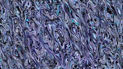 Wall Mural - Abstract paint mixing, marble texture background 3D aniamtion