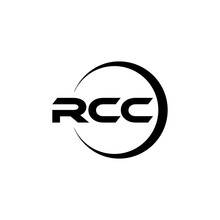 RCC Letter Logo Design With White Background In Illustrator, Cube Logo, Vector Logo, Modern Alphabet Font Overlap Style. Calligraphy Designs For Logo, Poster, Invitation, Etc.