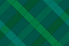 Flat Plaid Green Pattern Diagonal Fashion Christmas Holiday Gift Backdrop Holidays Knit Knitwear Background Textile Sheet Present Vector Wrapping Paper