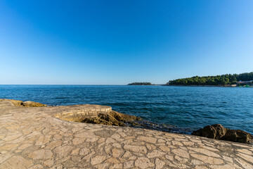 Wall Mural - A sunny summer day at the Plava Laguna in Porec, Croatia