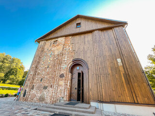 Borisoglebskaya Church (Kolozhskaya Church, Kolozha) is one of the oldest preserved churches of Ancient Russia, a unique monument of Black Russian architecture, Grodno, Belarus