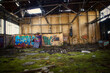 Alte Halle - Beatiful Decay - Verlassener Ort - Urbex / Urbexing - Lost Place - Artwork - Creepy - High quality photo	