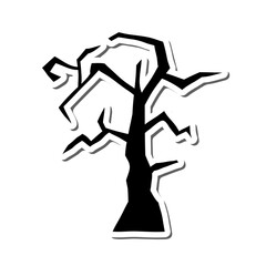 Poster -  Gothic Tree Sticker