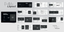 Architecture Portfolio Template Design Multipurpose Portfolio Template Design Portfolio Design Interior Brochure Layout Design 