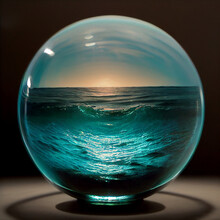 Crystal Ball On The Water