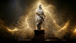  Statue of Zeus at Olympia artistic rendition