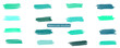 © velmunis - watercolor brushes stroke set in mixture of colors, set of watercolr strokes,set of markers,vector brushes, Brush set for your creative project and design, Watercolor set for digital art and painting