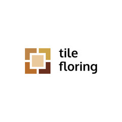 Wall Mural - tiles flooring logo design