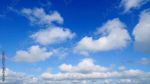 Fototapete - 青空の風景　ノーマルスピード