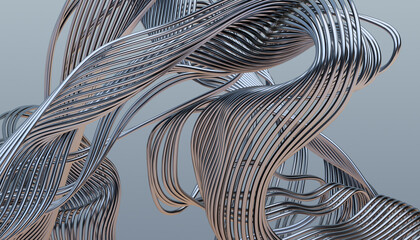 Wall Mural - Abstract 3D Render