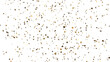 glittering golden confetti and tinsel flying through the air isolated 3D rendering
