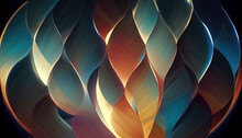 Ogival Colored Shapes Modern Creative Background Of Semi-transparent Pieces