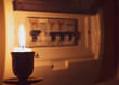 © Alexander Odessa  - candle and electrical switches, electricity cut-off, blackout