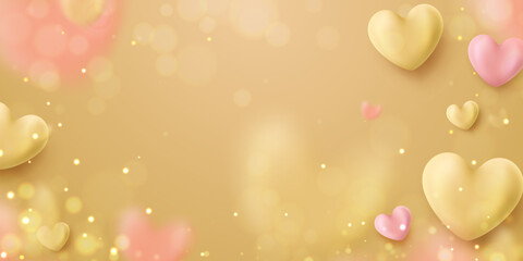 Canvas Print - love vector background, symbols of love for happy women's, mother's, birthday greeting card design.
