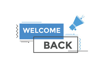 Welcome concept Colorful label sign template. Welcome symbol web banner.
