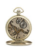© angloma - Vintage pocket watch inside detail of mechanism