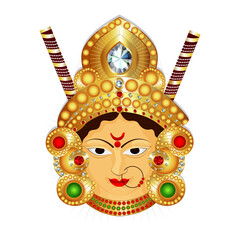 Wall Mural - Navratri sale card with creative kalash