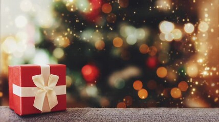 christmas tree with gifts