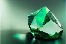 A Large Fine Cut Brilliant Emerald