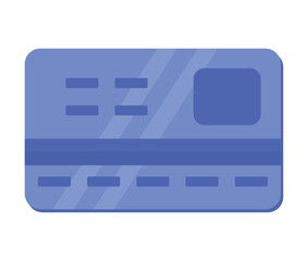 Sticker - blue credit card