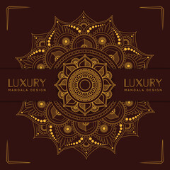 Luxury colorful islamic mandala design background