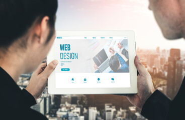 Website design software provide modish template for online retail business and e-commerce