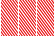© DrewTraveler - retro candy cane shop backdrop vintage holiday gift box card tag wrapping paper tilt striped white red illusion christmas background holidays vector art