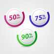 © mukhamad - discount label set. vector eps 10
