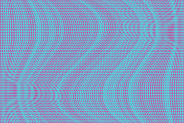 Blue purple wavy dotted pattern