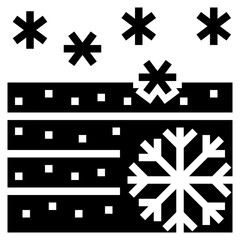 Wall Mural - snow density icon