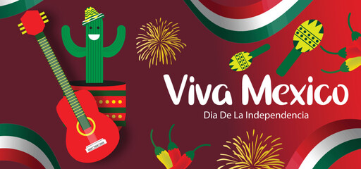 viva mexico dia de independencia background
