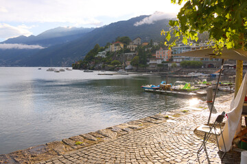 Poster - Ascona resort near Locarno in the Ticino canton of Switzerland, Europe