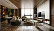 © murattellioglu - 3d render of luxury home living room