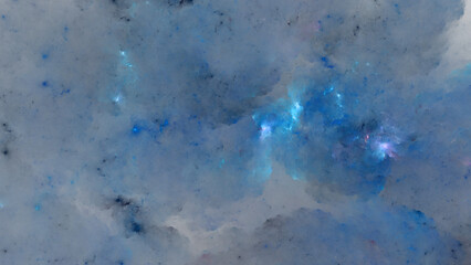 Wall Mural - Gas Assimilation Yuno Nebula - Good for sci-fi related productions and gaming - Transparency depth based per pixel of the cloudformations