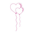© Hashslingingslasher - doodle love balloon heart romantic