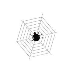 spider web halloween holiday design of postcards posters
