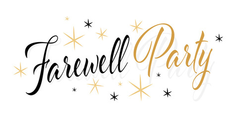 Wall Mural - Farewell party