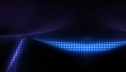 Wall Mural - abstract background of dots and lines