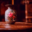 Antike Vase auf einem Tisch