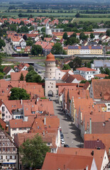 Poster - Blick vom Daniel in Noerdlingen