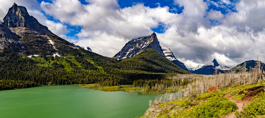 Wall Mural - St. Mary Lake Trail