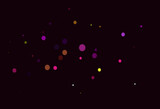 Fototapeta Przestrzenne - Light Multicolor, Rainbow vector background with bubbles.