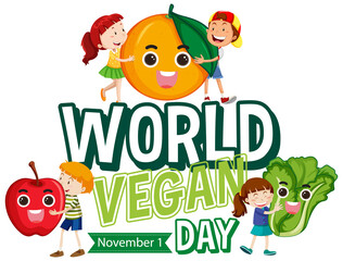 Poster - World Vegan Day Logo Concept