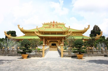 Dai Nam Golden Temple on 23 Oct 2016 - Vietnam, Dai Nam is also called Tu An Temple (Temple of Four Gratitude), a reminder of the origins of the Vietnamese and the people who helped form the country.