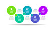 © Athapon - Circular steps infographics template design