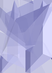 Wall Mural - The illustrations and clipart. Vector image. Abstract image. Purple stone block in blue space.