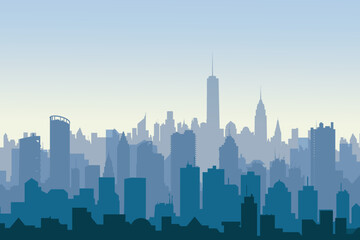 Wall Mural - Morning New York City Skyline