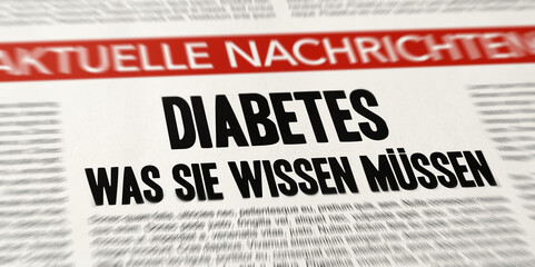 Wall Mural -  Diabetes - Was Sie wissen müssen