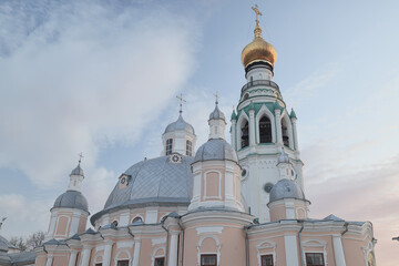 Wall Mural - vologda church landscape russia religion orthodoxy panorama